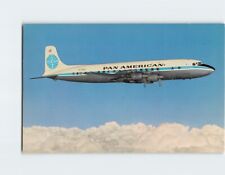 Postcard Pan American DC-7B Clipper Aircraft picture