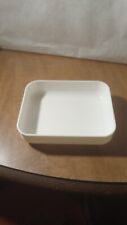 TWA Airlines Plastic Small Dessert Serving Dish Marked Overland Park Kansas picture