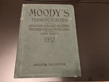 moody's Transportation Manual 1952 picture