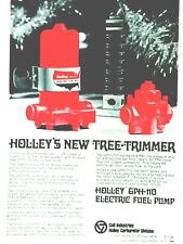 1970 Holley Tree Trimmer Electric Fuel Pump  Original Print Ad 8.5 x 11