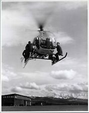 BELL 47G HB-XAE HELICOPTER HELISWISS ORIGINAL PRESS PHOTO SWITZERLAND 3 picture