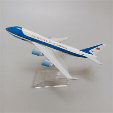 16cm USA Air Force One Boeing B747 Airlines Diecast Airplane Model Plane Alloy picture