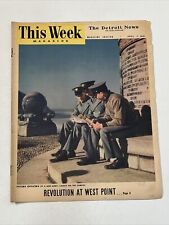 This Week Magazine The Detroit News April 4, 1948 Revolution at West Point picture