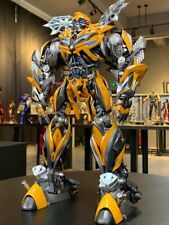 US SHIP_Diecast-Bumblebee 1/18 Metal Figure + LED Mode/ 2PCS Head/Best Gifts 🎁  picture