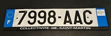 Saint Martin (French) St Maarten License Plate picture