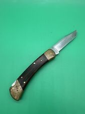 Buck 110C Folding Lock Back Knife Made in USA Clip Point picture