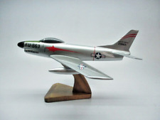 F-86D Sabre F86D Airplane Desktop Mahogany Kiln Dried Wood Model Small New picture