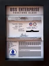 Enterprise CV-6, Memorial Display Box, US Navy, Aircraft Carrier, Black picture