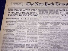 1939 JUNE 17 NEW YORK TIMES - BRITAIN PLANS ACTIVE STEPS IN TENSION - NT 594 picture