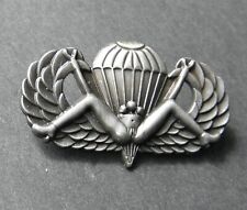 ARMY PARA PARATROOPER AIRBORNE BUSH JUMP WINGS BADGE LAPEL PIN 1.6 INCHES picture
