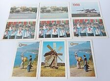 Soviet calendar Pioneers Communism Propaganda 1988 Aeroflot Dnepropetrovsk Rare picture