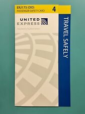 UNITED AIRLINES SAFETY CARD--CRJ 175 picture