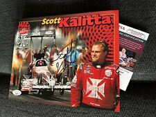 Scott Kalitta Signed 2004 NHRA Promo hero Card JSA Authentication COA Deceased picture
