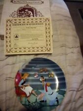 Vintage Disney Knowles Collector Plate Cinderella ”If the Shoe Fits