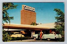 Las Vegas NV-Nevada, Hotel Sahara, Advertising, c1959 Antique Vintage Postcard picture