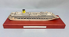 VTG Fratelli Pazzaglia Costa Pacifica Cruise Ship Ocean Liner Model Wood Base picture