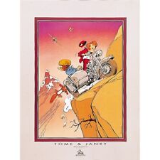 Poster Offset Tome & Janry Spirou and Fantasio in the Side-car (60x80cm) picture