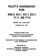 40 Page 1941 N2S-1 N2S-2 N2S-3 PT-17 PT-19 Pilot's Handbook Flight Manual on CD picture