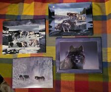 Wolves Kevin Daniel Plates Collection 4 Authentic Lmtd. Ed. picture