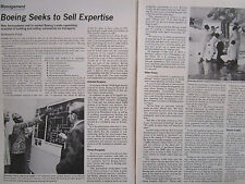9/1972 ARTICLE 2 PAGES BOEING AEROSYSTEMS UNIT EXPERTISE CAMEROON AIRLINES picture