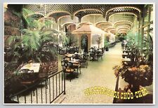 Chattanooga Tennessee, Palm Terrace Chattanooga Choo Choo Hotel Vintage Postcard picture