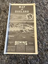 1939 Map of Oakland Bekins Van and Storage, Folded Map picture