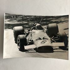 Vintage Barcelona 1969 Grand Prix Racing Photo Photograph Bruce McLaren CAHIER  picture