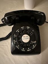 Vintage Black Rotary Bell System Western Electric 500 Phone picture