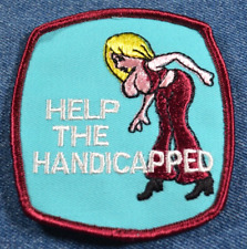 NOS 70s Vintage HELP THE HANDICAPPED 3.5