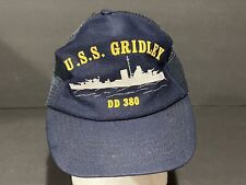Vintage U.S.S. Gridley DD 380 Cap Snapback Hat picture