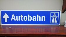 Autobahn European Street Aluminum Sign  6