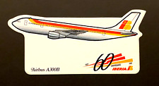 Iberia Airbus A300B Vintage Sticker - Iberia 60th Anniversary picture