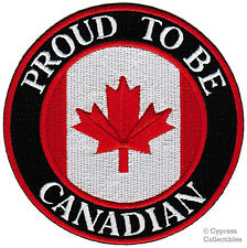 PROUD TO BE CANADIAN PATCH CANADA FLAG MAPLE LEAF embroidered iron-on EMBLEM new picture