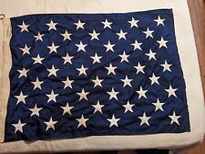 US Navy Union Jack Flag. CV-64 USS Constellation. 44 inches by 31 inches. picture