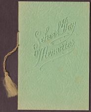 School Day Memories, ca. 1920s - Generic, Blank & Unused Senior Class Book picture