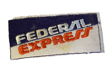 Vintage FEDERAL EXPRESS Embroidered Uniform Jacket Patch 4 X 1.75” picture