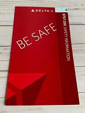Delta Airlines Boeing 757-200 Safety Card - 10/07 picture
