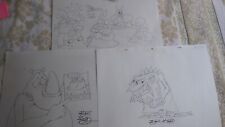 ONE CRAZY SUMMER - ANIMATION DRAWINGS - FAB 3 - #4 - SIGNED BY BILL KOPP picture