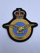 Royal Air Force Machine Embroidered Badge RAF Sew On Or Iron On Patch RAF Badges picture