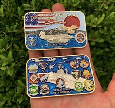 USS Kitty Hawk CV-63 Battle Cat Navy Ship Aircraft Carrier CPO Challenge Coin 🌊 picture