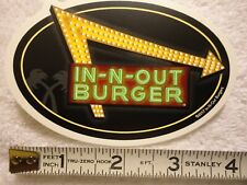IN-N-OUT BURGER Bumper sticker.  New. picture