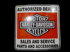 Porcelain Harley Davidison Sales Enamel Metal Sign Size 24