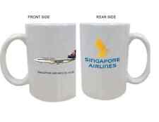 Singapore Airlines DC-10-30 Jet & Logo Travel Souvenir Pilot Coffee Mug Cup  picture