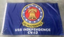 USN U.S.S. Independence CV-62 3x5 ft Single-Sided Flag Banner picture