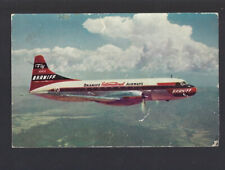 c.1954 Braniff International Super Convair 340 Airline Issued Postcard POSTED picture