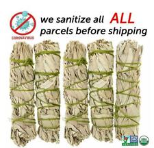 5X White Sage Cali Smudge Stick Certified Organic Made in USA picture
