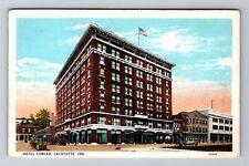 Lafayette IN-Indiana, Hotel Fowler, Advertising, Antique Vintage Postcard picture