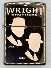 Vintage 2003 The Wright Brothers Silhouette Zippo Lighter NEW Orville Wilbur picture