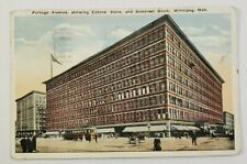 Portage Ave/Eatons' Store ~ Winnipeg, Man. Canad - Post Card/Posted  8/24/1921 picture