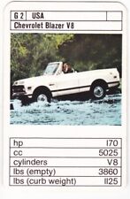 Vintage Chevrolet Blazer (First Gen Without Top) K5 Chevy Playing Card picture